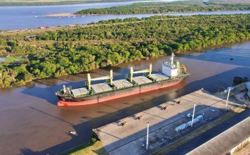 Arribó el primer buque del año 2024 al puerto de Concepción del Uruguay