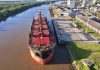 El puerto de Concepción del Uruguay sostiene su ritmo exportador