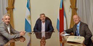 Frigerio y el presidente de la delegación argentina de CARU buscan potenciar el río Uruguay como vía de navegabilidad para la producción