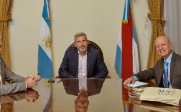 Frigerio y el presidente de la delegación argentina de CARU buscan potenciar el río Uruguay como vía de navegabilidad para la producción