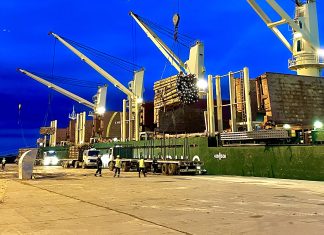 El Puerto de Concepción del Uruguay suma 350.000 toneladas exportadas en 2024