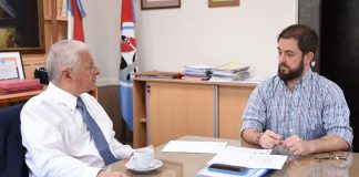 El desarrollo portuario y el dragado en la agenda del Presidente del Ente Portuario y el Intendente de Concepción del Uruguay