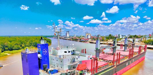 Intensa actividad en el puerto de Concepción del Uruguay