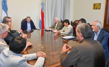 Frigerio se reunió con autoridades de ACA para analizar inversiones y logística productiva en la provincia